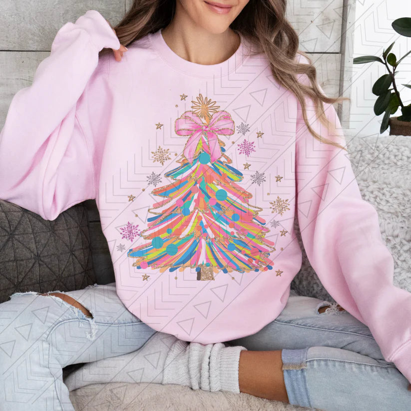 Colorful Christmas Tree Sweatshirt