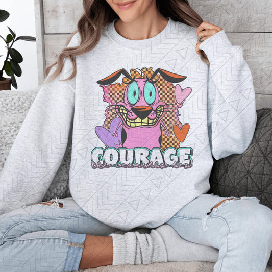 Courage Throwback Sweatshirt