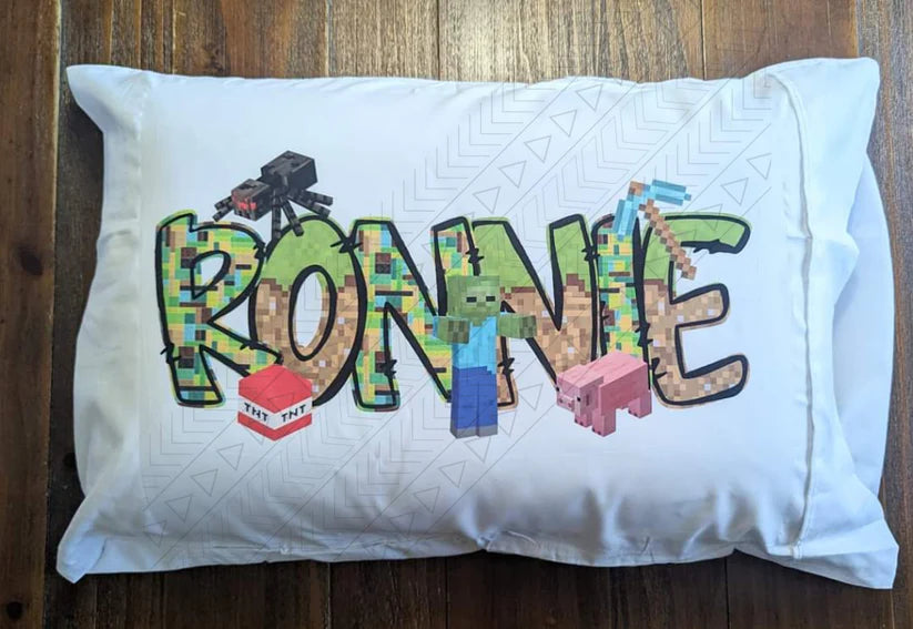 Minecraft Personalized Pillowcase