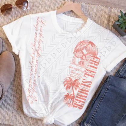 Taylor Swift Cruel Summer Tee (Orange)