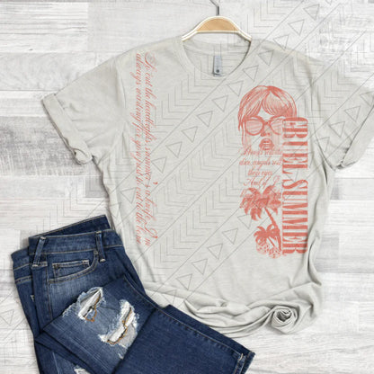 Taylor Swift Cruel Summer Tee (Orange)