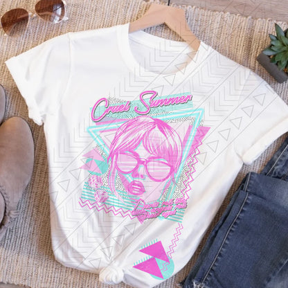 Taylor Swift Cruel Summer Tee (Pink)