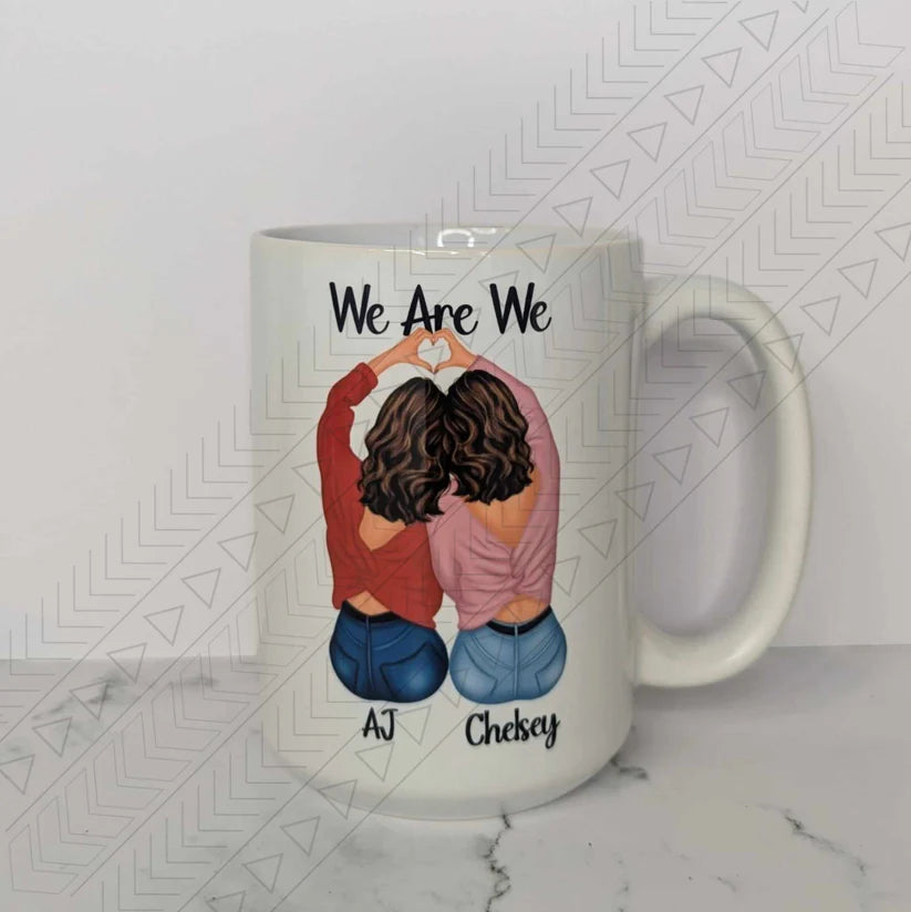 Personalized Heart Hands Mug