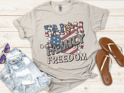 Faith Family Freedom Shirts & Tops