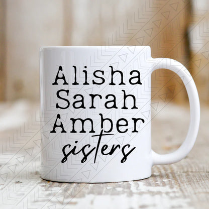 Personalized Family/Friend Names Mug