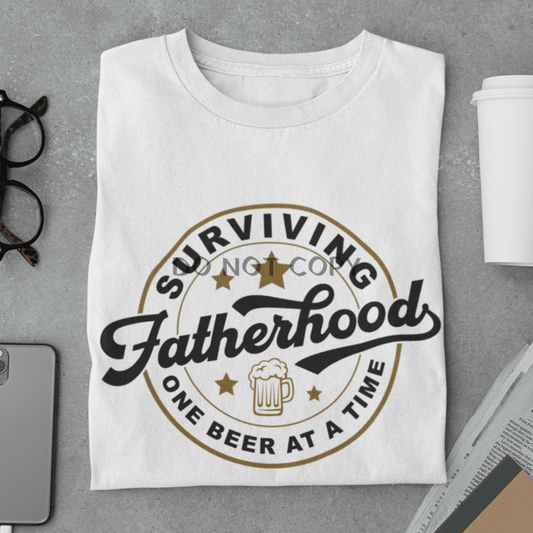 Fatherhood One Beer At A Time Shirts & Tops