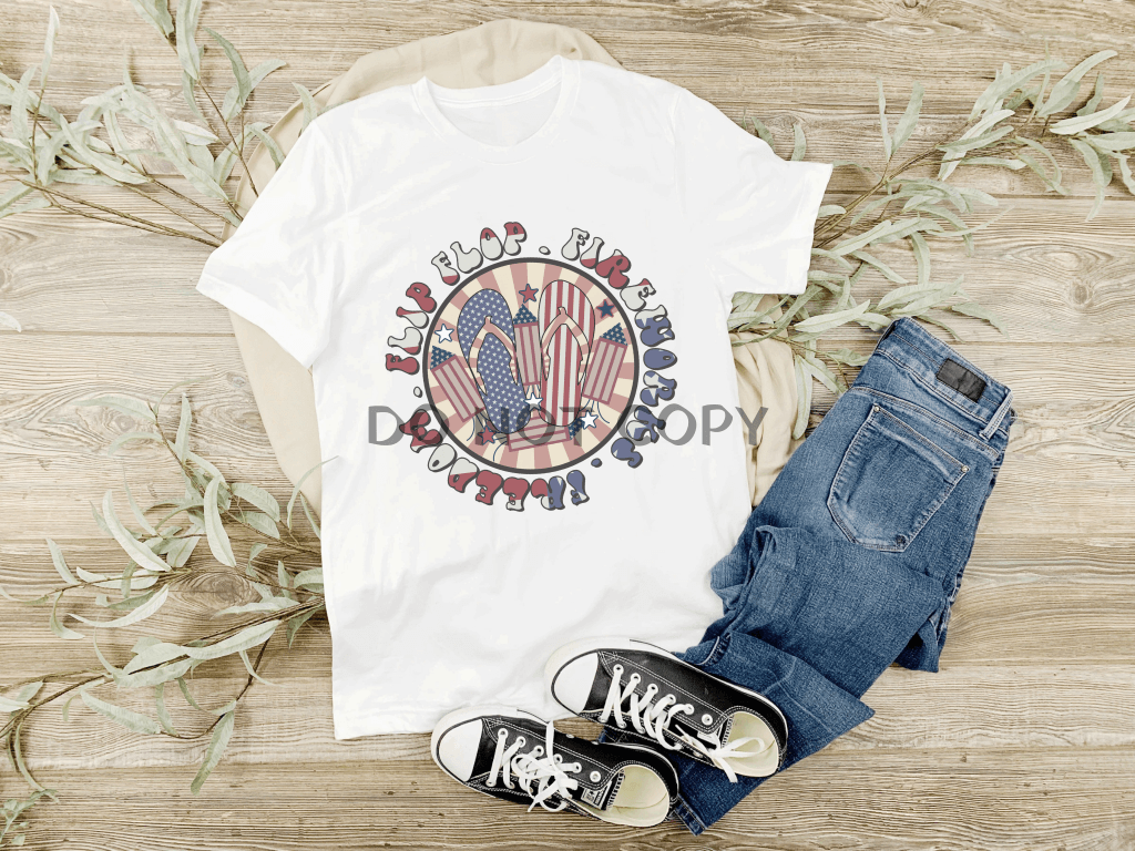 Flip Flop Fireworks Freedom Shirts & Tops