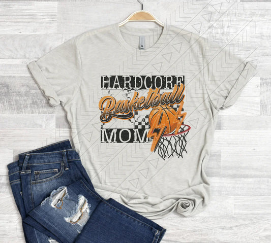 Hardcore Basketball Mom t-shirt