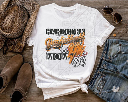 Hardcore Basketball Mom t-shirt