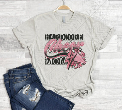 Hardcore Cheer Mom t-shirt