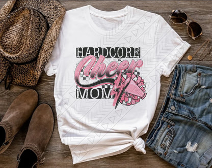 Hardcore Cheer Mom t-shirt