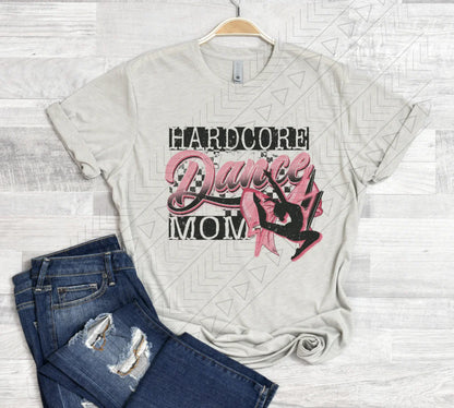 Camiseta de mamá de baile duro