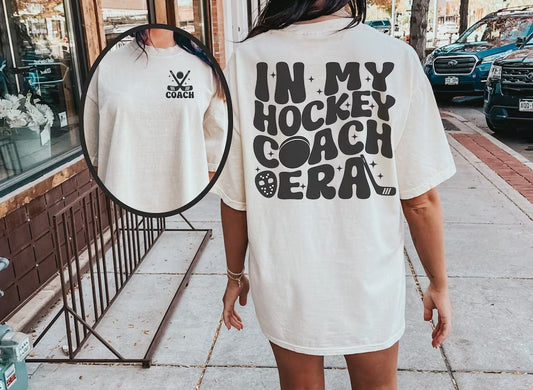 Camiseta de la era del entrenador de hockey