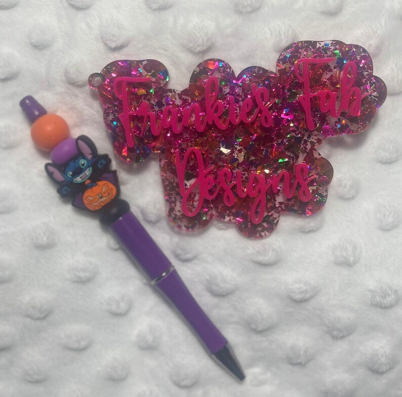 Spooky Halloween Silicone Beaded Pens
