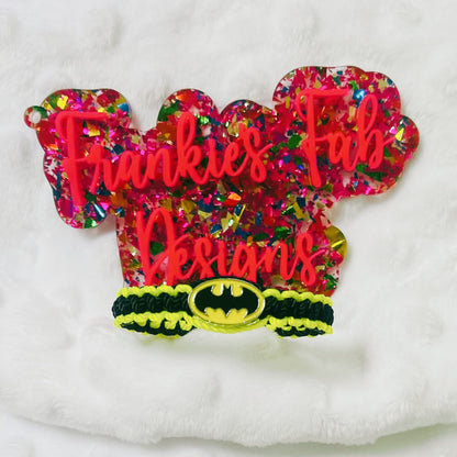 Bracelets d'amitié assortis Batman Neon