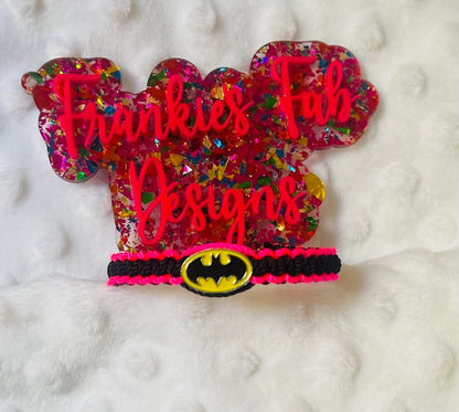 Bracelets d'amitié assortis Batman Neon