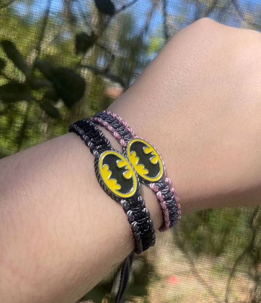 Batman & Batgirl Friendship Matching Couples Bracelets
