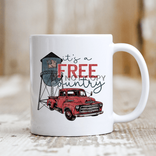 Its A Free Country Mug
