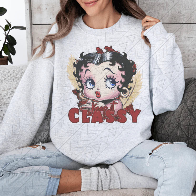 Betty Boop Throwback Sweatshirt