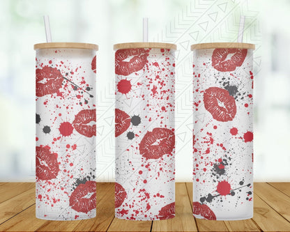 Kiss Me Valentines Tumbler