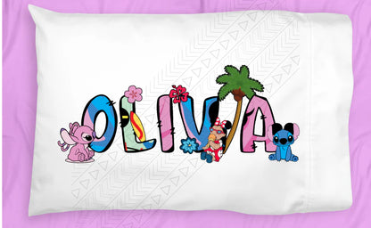 Lilo & Stitch Personalized Pillowcase