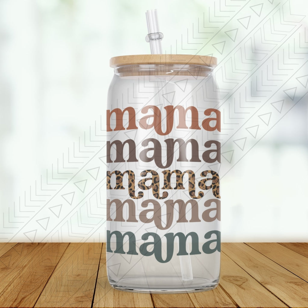 Mama Repeat Glass Can