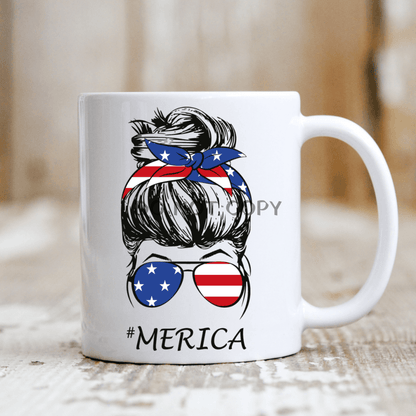 #merica Mug Mug Drinkware Frankie's Fab Designs