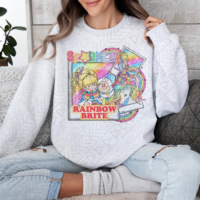 Rainbow Bright Throwback Sweatshirt