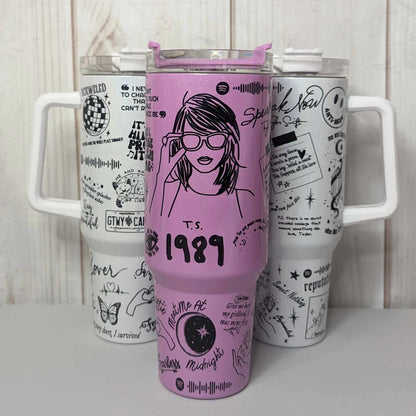 40oz Swiftie Music Eras Tumbler