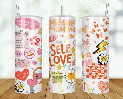 Retro Self Love Tumbler