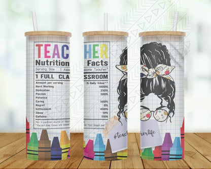 Teacher Nutrition Tumbler