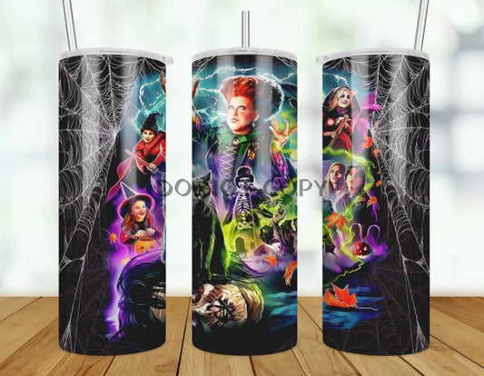 Halloween Witch Sisters Movie Tumbler