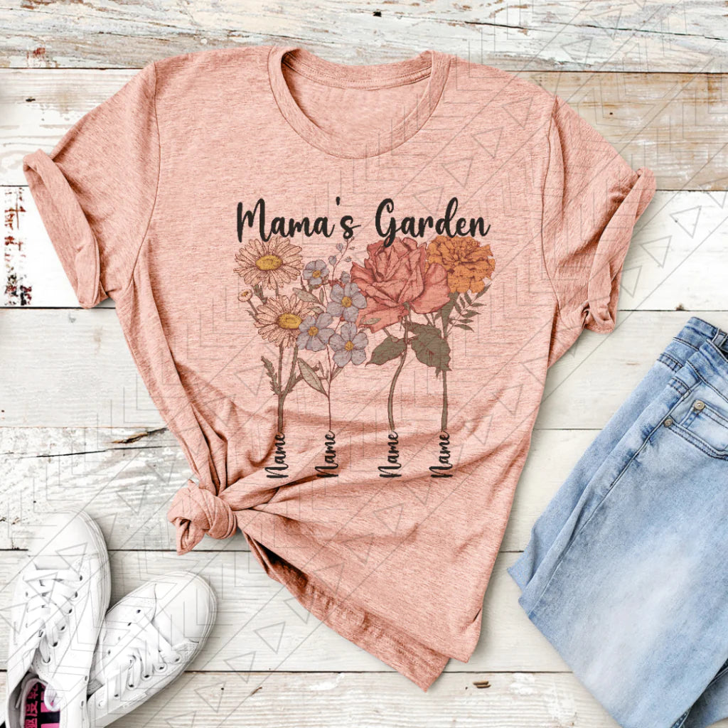 Vintage Mama's Garden Name Tshirt