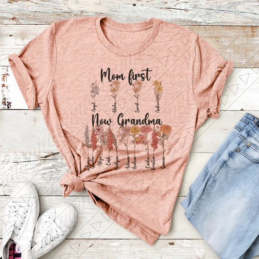 Vintage Mom First, Now Grandma T-Shirt