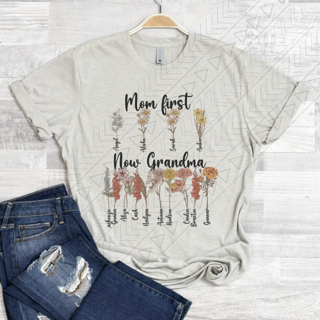 Vintage Mom First, Now Grandma T-Shirt