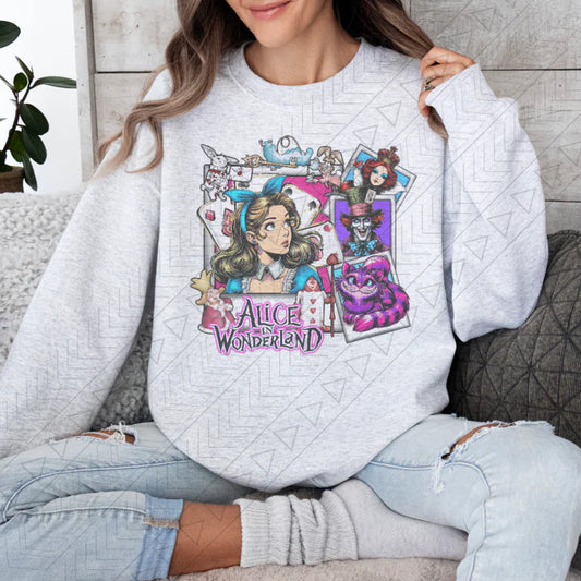 Alice In Wonderland Throwback Sweatshirt