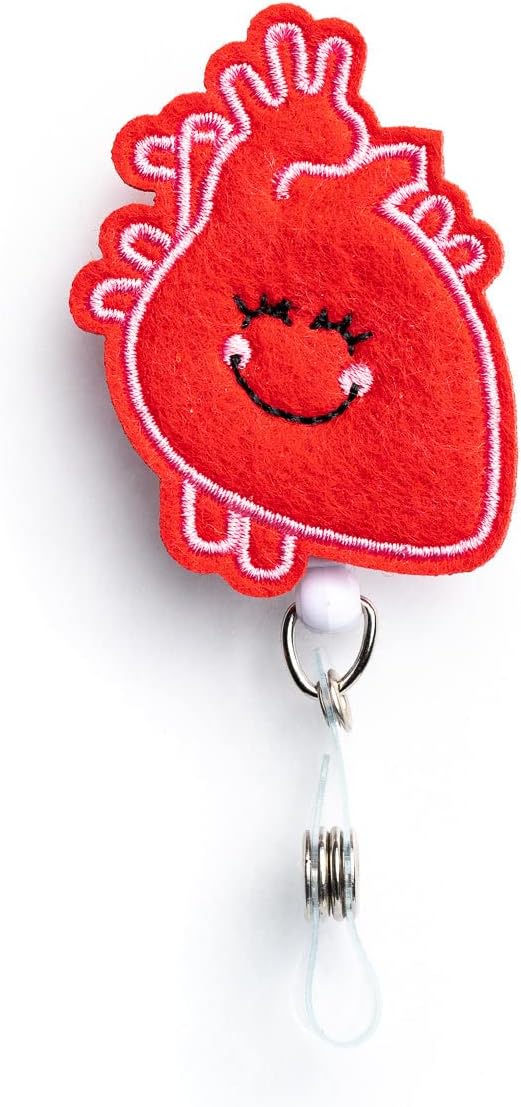 Create Your Own Beaded Felt Badge Reel- Medical Staff