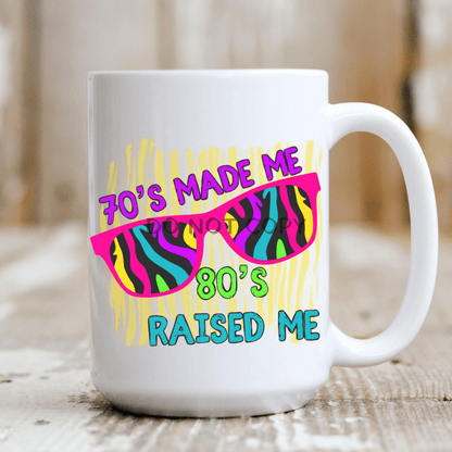 70S Made 80S Raised Mug