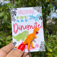 Valentine, You Are Dinomite Valentine's Day Card