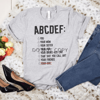 Abcdef Shirt Shirts & Tops