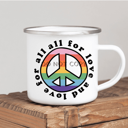 All For Love Enamel Mug Mug