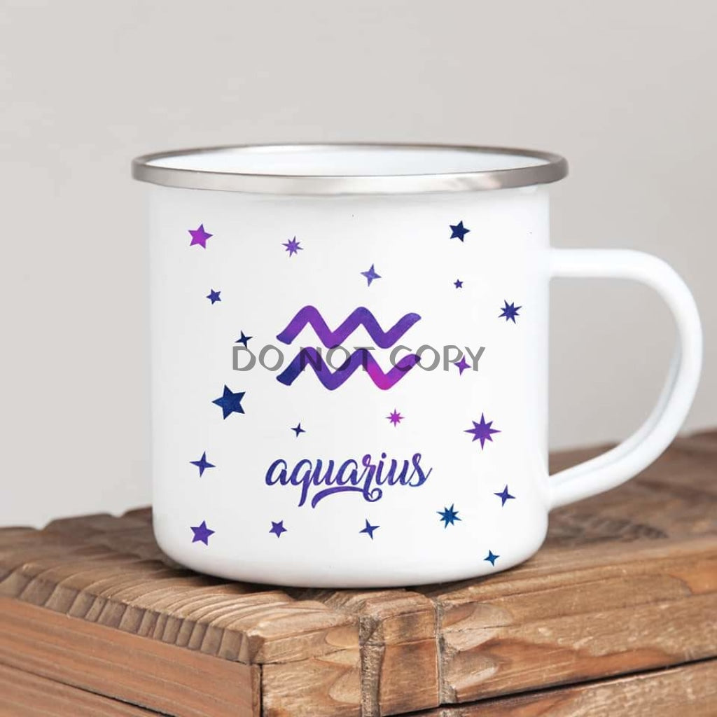 Aquarius Enamel Mug Mug