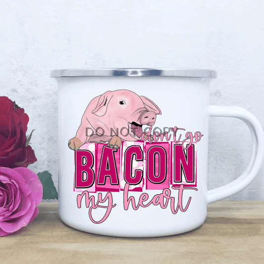 Bacon My Heart Enamel Mug Mug