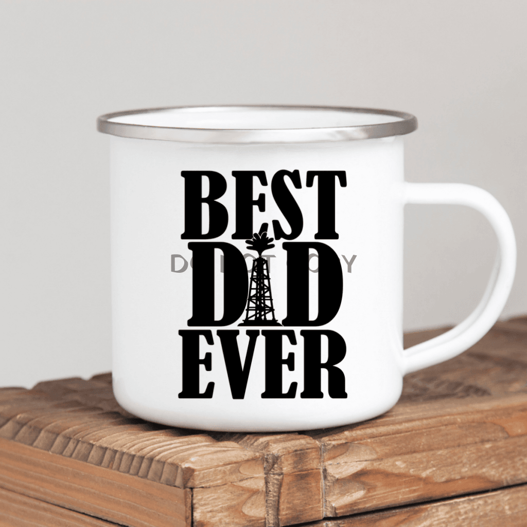 Best Dad Ever Enamel Mug Mug