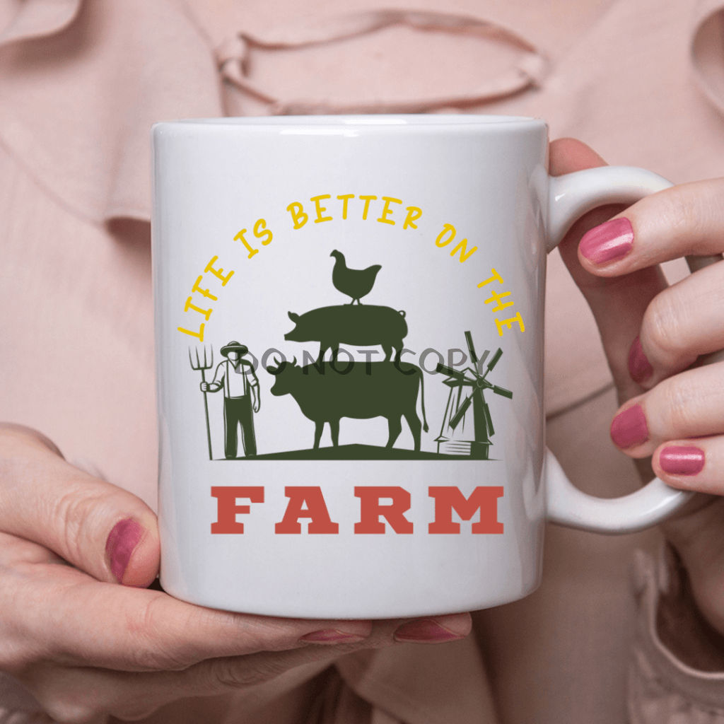 Better On The Farm Ceramic Mug 11Oz Mug