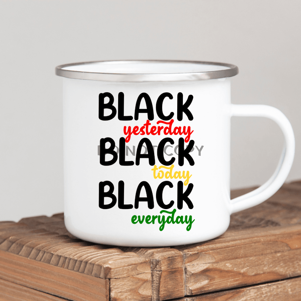 Black Everyday Enamel Mug Mug