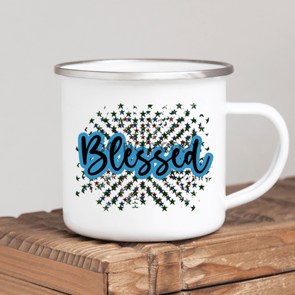 Blessed 2 Enamel Mug Mug