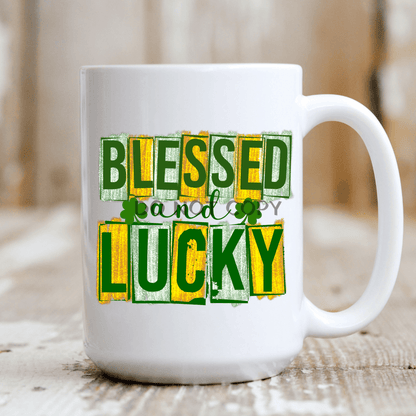 Blessed And Lucky Mug