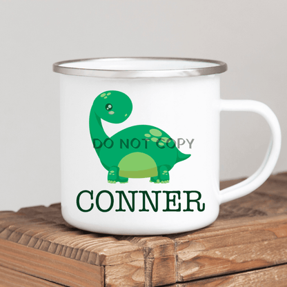 Brontosaurus Enamel Mug Mug