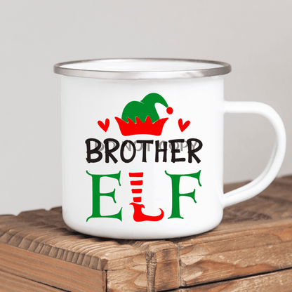 Brother Elf Enamel Mug Mug